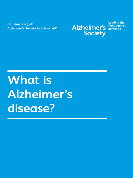 Title details for Alzheimer's Society factsheet 401 by Alzheimer's Society - Available